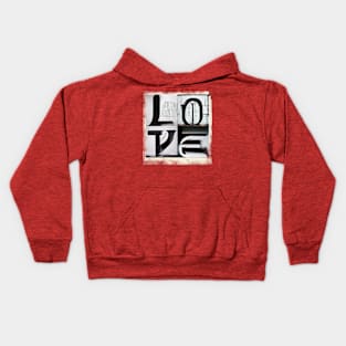 Letter Abstract - Love Kids Hoodie